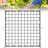 Coffee Life Plus Scrog Netz Pflanzennetz Grow Netz,(150x150cm) Elastic Trellis Netting with 6 Hooks,Elastic Net Trellis for Plant,Grow Tent Net,Indoor Plant Hydroponic Grow Room Elastic Mesh