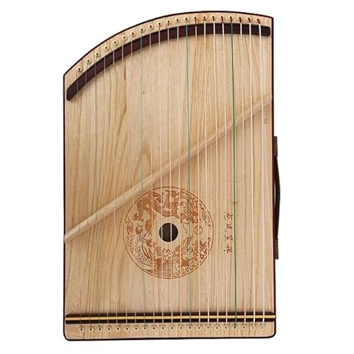 QXSJEDYCH Guzheng, Größe: 52 × 33 × 6 cm, 21 Saiten, Guzheng Fingertrainer mit Zubehör, tragbar, geeignet for Anfänger, Erwachsene, Kinder Guzheng(Color:A)