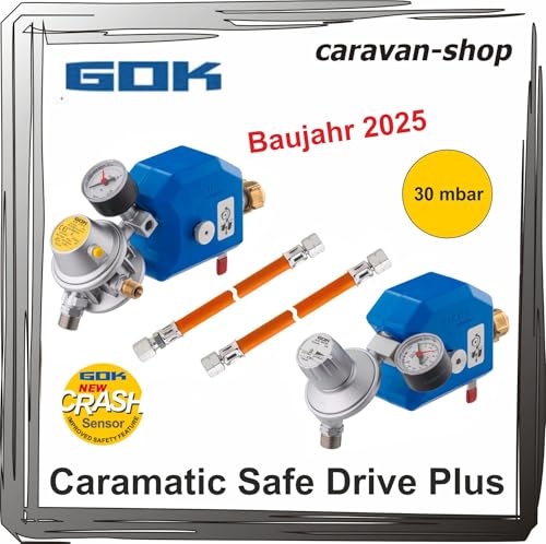 Zweiflaschenanlage Safe Drive Plus Caramatic 30 mbar für Caravan, Wohnwagen Gas, Gasversorgung während der Fahrt Baujahr 2025