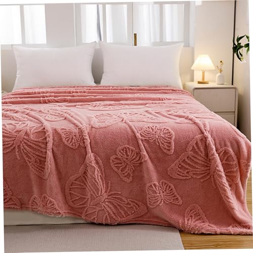 Pastoralist Schmetterlingsdecke 50x60 Bequeme und atmungsaktive Nicht-Shedding-Polyesterdecke für Bett, Couch, Büro, Reisen und mehr, werfen