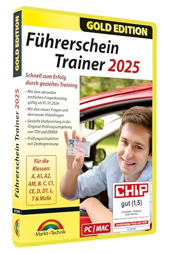 Führerschein Trainer 2025 - Original amtlicher Fragebogen