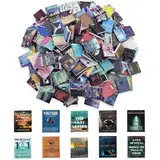 ARTGUTS 200 Stück Miniaturen Puppenhaus Bücher, DIY Miniatur Bücher Puppenhaus Zubehör, Miniatur Bücher, Puppenhaus Zubehör 1:12, für Arbeitszimmer, Schlafzimmer, Bibliothek
