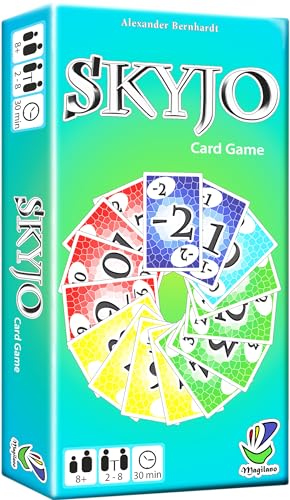 SKYJO, von Magilano - Das unterhaltsame Kartenspiel für Jung und Alt spaßige und amüsante Spieleabende im Freundes- und Familienkreis.