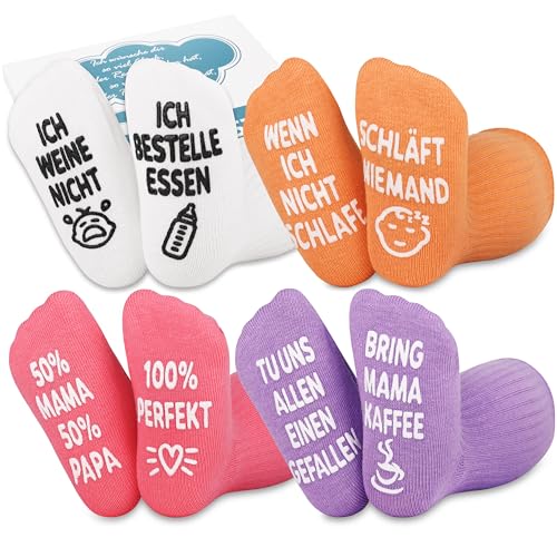 Belloxis Baby Geschenk Mädchen Baby Socken 0-12 Monate Neugeborenen Geschenk Babygeschenke Geschenke zur Geburt Mädchen Geschenke für Werdende Mutter Baby Born Zubehör