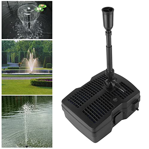 Forever Speed 4 in 1 Teichpumpe Springbrunnenpumpe mit Filter, 9W UV-Klärer, 1000l/h, mit 10m Stromkabel für Garten- und Springbrunnengestaltung (9W 1000l/h)