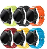 TOPsic Fenix 5 Sportuhr Armband - Silikon Sportarmband Uhr Armband Ersatzarmband mit Werkzeug für Fenix 5/Fenix 5 Plus/Fenix 6/Fenix 6 Pro/Fenix 7/Fenix 7 Solar/Fenix 7 Sapphire Solar