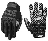 Seibertron Lineman 2.0 Handschuhe - Perfekte Passform, hoher, Schutz vor Verletzungen durch TPR voller Fingerabdeckung Jugend und Kinder Black XS