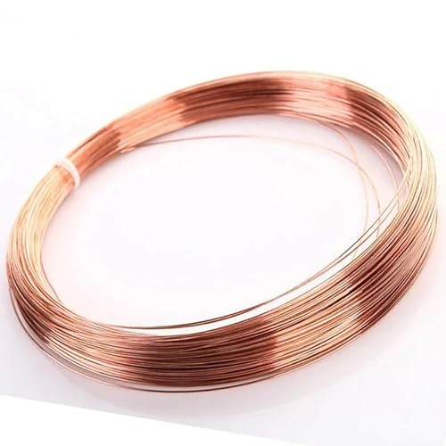 tianwandong 100% reiner Kupferdraht, T2-Kupferspule, leitfähiger Kupferdraht, superfeiner Draht, 0,1 0,2 0,3 0,4 0,5 1,0 1,5 2,0~5 mm, 1/5 m(1.8mm,5 Meter)