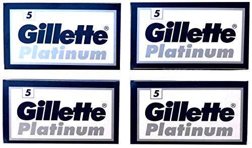 Gillette Platinum Doppelklingen, 20 Klingen