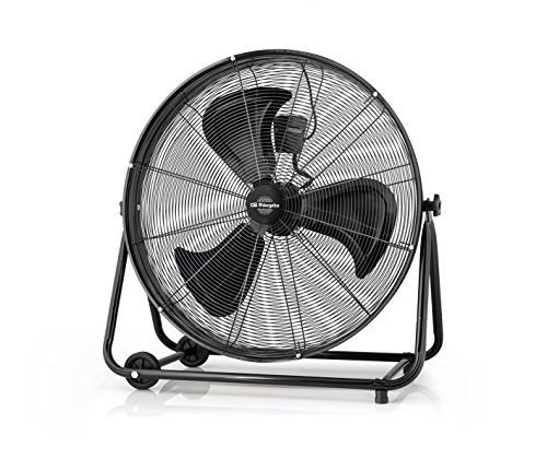 Orbegozo PWT 3061 - Profi-Ventilator Power Fan, 150 W, drei Stufen, Propellerdurchmesser 60 cm, Transportrollen, Schwarz