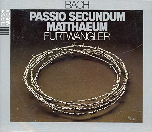 Bach: Passio secundum Matthaeum / Matthäus-Passion BWV 244 (Gesamtaufnahme 1954)