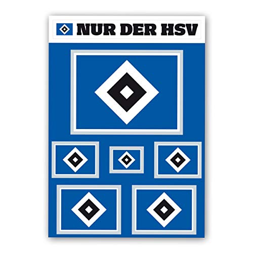 Hamburger SV HSV Aufkleber-Set Raute