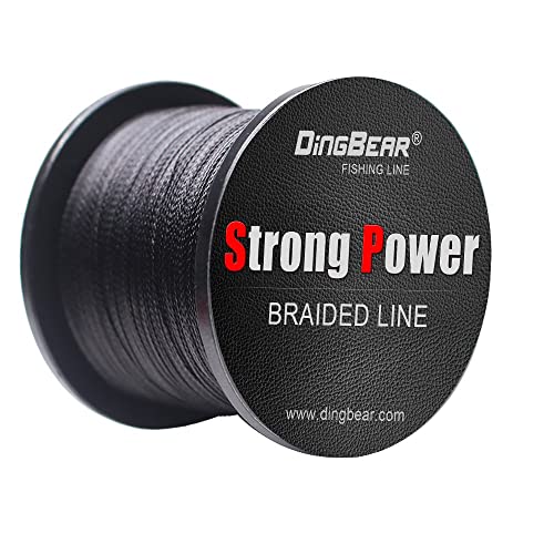 Dingbear 109Yd/100m 135LB/0.60mm Schwarz Stark Ziehen Sie Generische Geflochtenen Angelschnur Angelschnur Fisch Linien