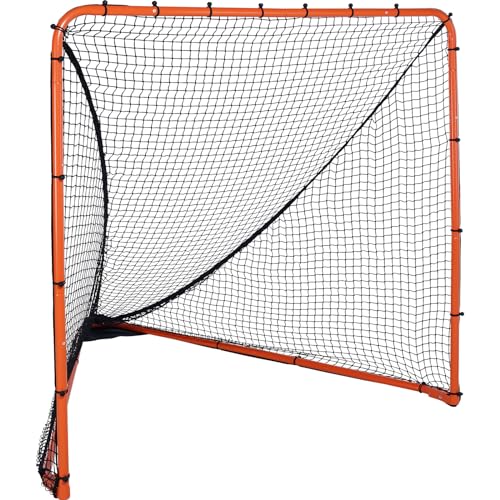 VEVOR Lacrosse-Tor, 6' x 6' Lacrosse-Netz, faltbare tragbare Hinterhof-Lacrosse-Trainingsausrüstung, Stahlrahmen-Trainingsnetz, schnell und einfach aufzubauendes Lacrosse-Tor, perfekt für das Training
