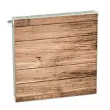 Magnet Heizkörperverkleidung Heizkörperabdeckung Beige Holz 60x60 cm Heizung Abdeckung Verkleidung Magnetische Abdeckmatte Kühlschrank aus Einem Flexiblen Magneten Digitaler Aufdruck