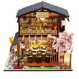 Fiorky Japanische Restaurant-hölzerne Haus-Möbel-Miniatur-Versammlungs-