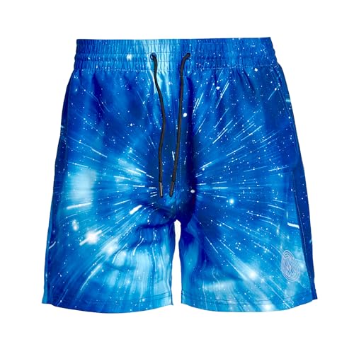 Inter Unisex Galaxie Kostüm Boardshorts, blau, S