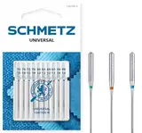 SCHMETZ | 10 Nähmaschinennadeln | Universal | 130/705 H | Nadeldicke 70/10-90/14 | auf jeder gängigen Haushaltsnähmaschine einsetzbar