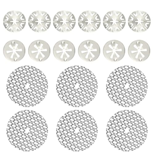 18 STK Hitzeschutzblech Reparatursatz, 30mm Sicherungsscheiben & 50mm Klemmscheiben Hitzeschutzblech, Hitzeschutzplatte Reparatursatz für Auto Clips, Kompatibel mit VW Hitzeblech Befestigung