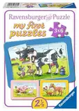 Ravensburger Kinderpuzzle - 06571 Gute Tierfreunde - my first puzzle mit 3x6 Teilen - Puzzle für Kinder ab 2,5 Jahren