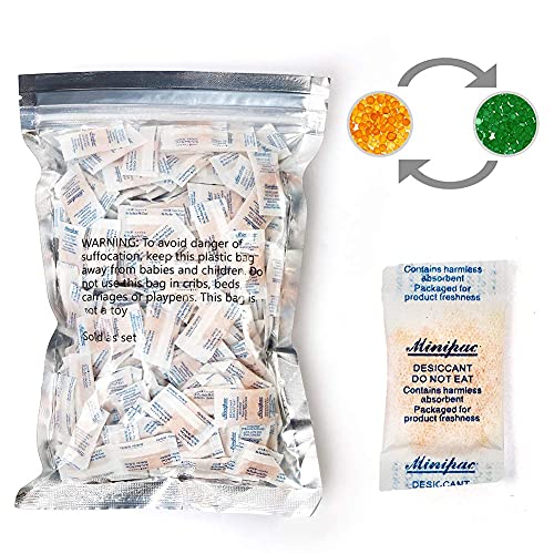 LotFancy Trockenmittel Silicagel Desikkant, 155 g, Sicherer Feuchtigkeitsabsorber für die Lagerung, Geruchsneutral