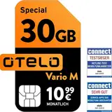 otelo Vario M Special | Allnet 30 GB | 10,99 EUR/Monat | LTE 50 | 24 Mon. Laufzeit