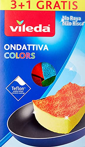 Vileda Colors SCHEUERSCHWÄMME, Schwamm, Grün, normal, 4