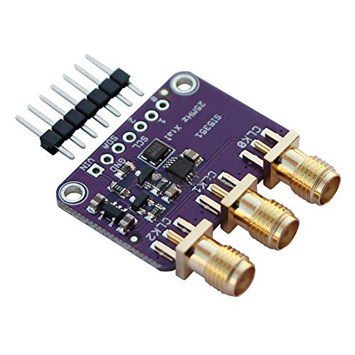 Hermosiey Si5351A I2C 25 MHz Takt Generator Breakout Board 8 kHz Bis 160 MHz für D9I2