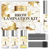 Vivandra Augenbrauen Lifting Set, MINI DIY Brow Lifting Set für Anfänger, Professionelle und einfache Schritte für alle Augenbrauenarten, um langanhaltende, natürliche Ergebnisse zu erzielen