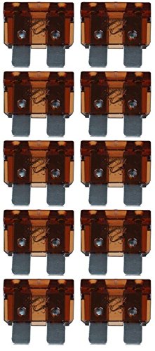 baytronic Standard Flachstecksicherung Kfz-Sicherung (10 Stück 7,5 A braun)