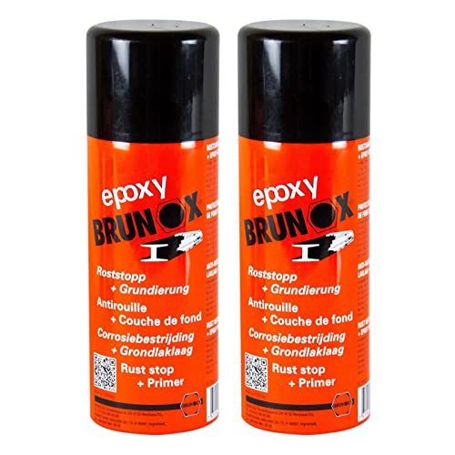 Brunox 2X Epoxy Rostumwandler Rostschutz Roststopp Grundierung Grundierer 400 ml