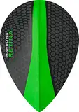 1 x Set Harrows Retina Grün Dart Flights Pear