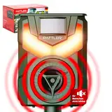 PATTLER® Solar Katzenschreck, Marderschreck, Hundeschreck - Bewegungssensor mit 10m Reichweite - Flammenlicht zur Abschreckung - effektiv gegen Katzen, Hunde, Vögel, Marder