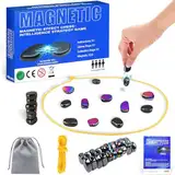 Magnetisches Schachspiel, 24 PCS Magnet Schach Magnetsteine Spiel Tisch Magnet Schach Tischspiele Spiel Magnetschach Reisen Schach Magnetspiele Magnetsteine Schach Magnetic Chess