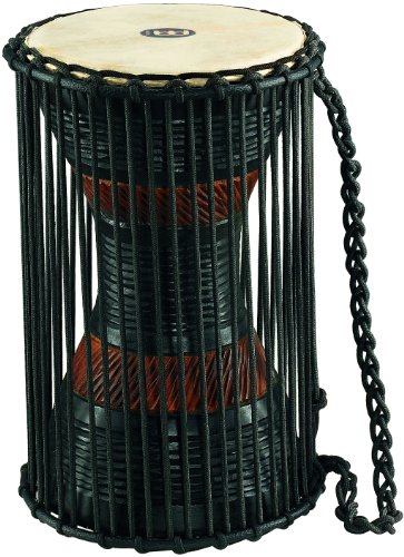 Meinl Percussion ATD-M African Talking Drum (Medium), 17,78 cm (7 Zoll) Durchmesser, brown/black