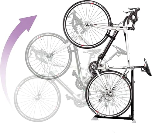 Bike Nook Fahrradständer Hinterrad für den Innenbereich, Fahrradhalter, Garagen-Ordnungssysteme für Fahrräder, platzsparender Ständer mit Verstellbarer Höhe, Bike Stand
