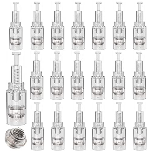Microneedling Nadeln 20 Stücke 36 Pins Ersatz Derma Pen Mikronadel Microneedling Nadelpatronen Micro Nano Nadeln Kartuschen Ersatzteile Dermapen Microneedling Gerät Ersatznadeln Needle Patrone
