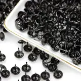500 Stück Polsternägel, Basicon Vintage Möbel Nägel Bronze Thumb Tacks Polster Reißzwecken Reißnägel Antike Ziernägel Möbel Dekorative Nägel für Sessel Möbel Bett, 11x17mm Schwarz