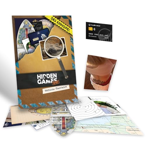 Hidden Games Tatort - Tödliche Überfahrt - Deutsch - Realistisches Krimispiel, spannendes Detektivspiel, Escape Room Spiel