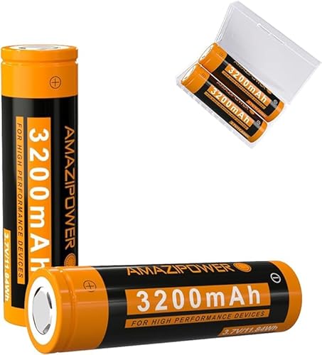 3,7 Volt Wiederaufladbarer Akku,3200mAh NiMH Batterie Hohe Kapazität Batterien für LED Stirnlampe,Fernbedienung,Ferngesteuertes Auto HW