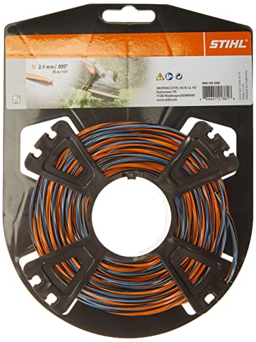 STIHL 00009304300 CF3 Pro Mähfäden kreuzförmig mit Carbonanteil, orange