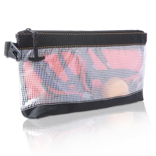 oruola Small Tool Zipper Pouch,Transparente Werkzeugtasche für Herren,Kleine Elektriker-Werkzeugtasche mit Reißverschluss,Transparentes PVC Material wasserdichte Werkzeugtasche für Männer