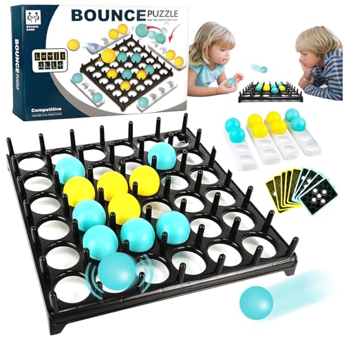 71Nmly Bouncing Ball Game,Bounce Off Party Game,Bouncing Ball tischspiel,Jumping Ball Board Games,Interaktive Spiele,Family and Party Desktop Bouncing Toy für mitgebsel Kindergeburtstag