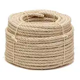 La cordeline 388-50 Sisalseil Ø 10 mm – Krone 50 m, Natur, 50M