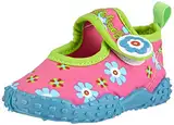 Playshoes Unisex Kinder Aquaschuhe Aqua-Schuhe Blumen, Pink Blumen, 22/23 EU