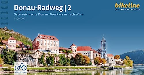 Donauradweg / Donau-Radweg 2: Teil 2: Österreichische Donau - Von Passau nach Wien, 325 km, 1:50.000, GPS-Tracks Download, LiveUpdate