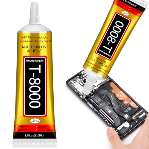 Handy Display Kleber Smartphone- 110ml, Flüssigkleber, Bastelkleber Rhinestone Kunststoff Glue, Handy Kleber Rückseite, Modellbau Kleber Schuhkleber, Stoffkleber Textilkleber Glaskleber Schmuckkleber