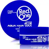 RedOne Aquatisches Haarwachs Blau 150 ml | Ultra-Halt | Haarwachs für Männer und Frauen | Kaugummi Duftend | Maximale Kontrolle