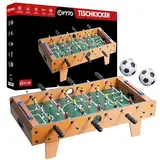 Kyto Kickertisch Kinder Tischkicker Kinder und Erwachsene, Tischfußball Kinder, TIPP Kick, Partyspiel 70x35cm