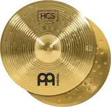 Meinl Cymbals HCS Hihat — 14 Zoll (Video) Schlagzeug Becken – Paar – (35,56cm) Messing, Traditionelles Finish (HCS14H)